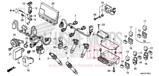FAISCEAU SECONDAIRE VFR1200XF de 2015